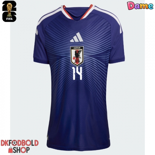 Japan Junya Ito #14 Hjemmebanetrøje Dame VM 2026 Kort ærmer